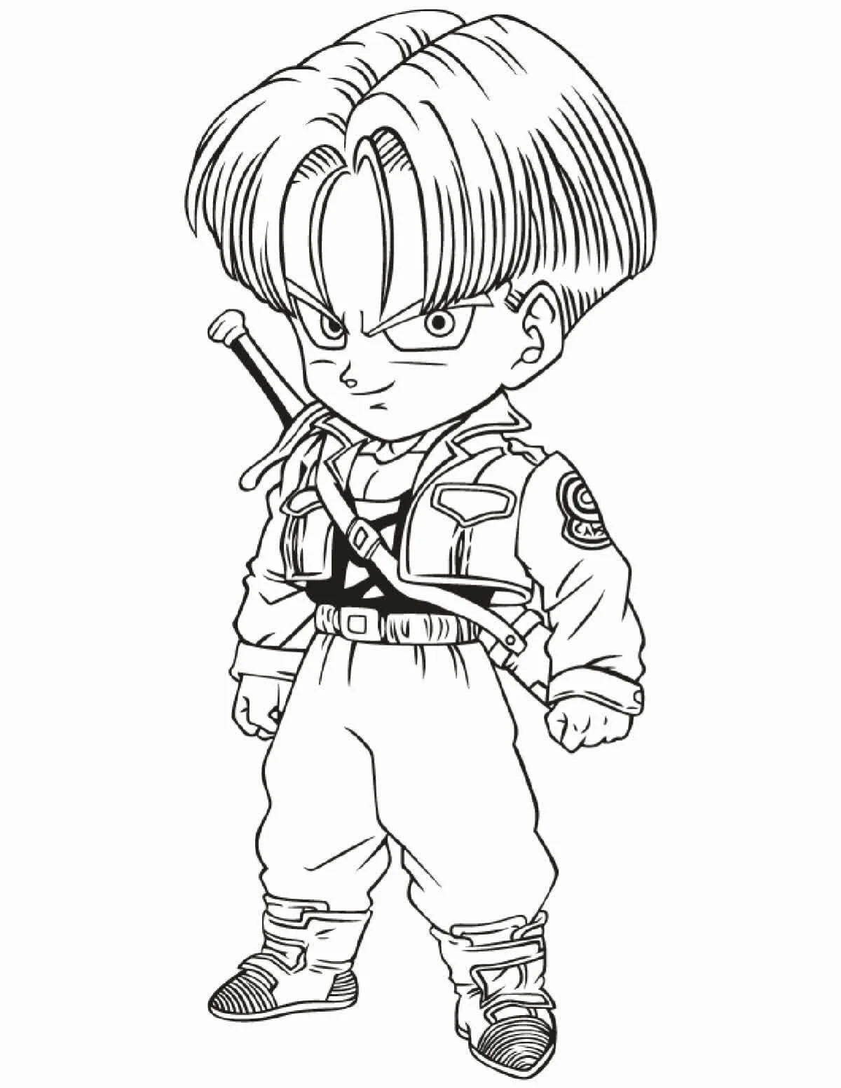 Desenhos de Dragon Ball Z Para Colorir 42