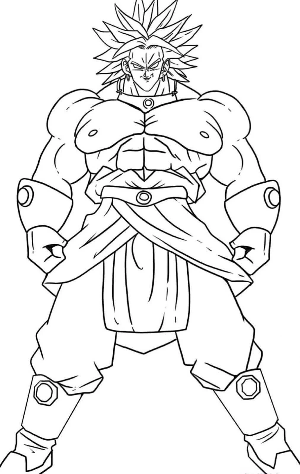 Desenhos de Dragon Ball Z Para Colorir 43