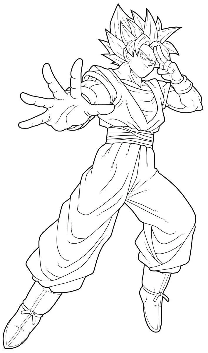 Desenhos de Dragon Ball Z Para Colorir 44