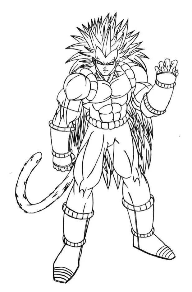 Desenhos de Dragon Ball Z Para Colorir 45