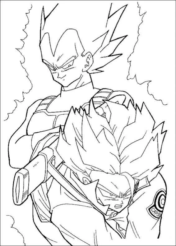 Desenhos de Dragon Ball Z Para Colorir 47