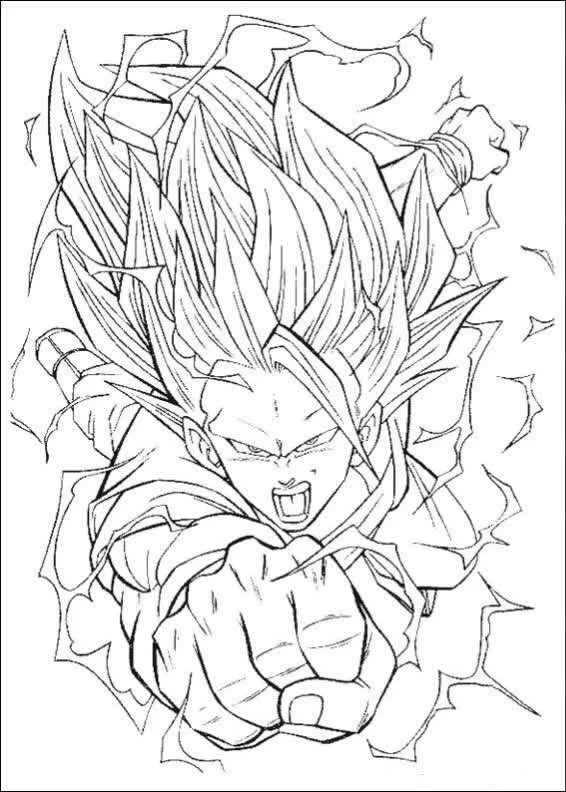 Desenhos de Dragon Ball Z Para Colorir 52