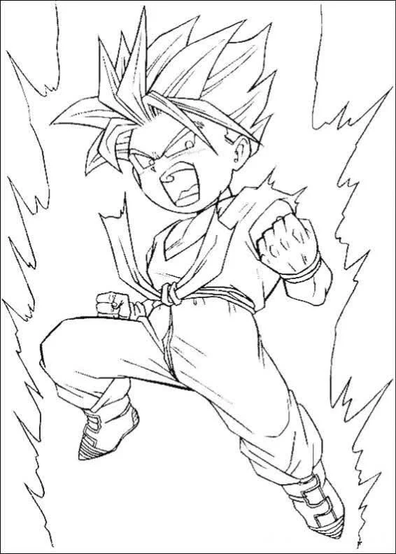 Desenhos de Dragon Ball Z Para Colorir