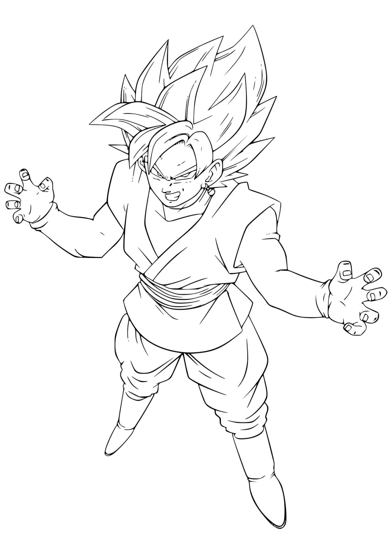 Desenhos de Dragon Ball Z Para Colorir 6