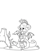 Dragon Coloring Pages 100