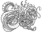 Dragon Coloring Pages 105