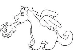 Dragon Coloring Pages 113