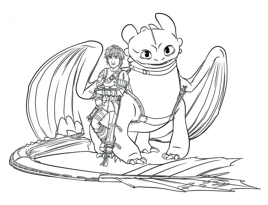 Dragon Coloring Pages 114