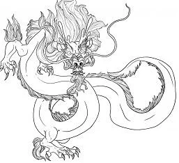 Dragon Coloring Pages 125