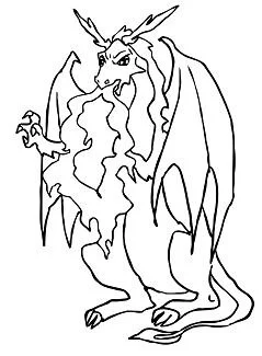 Dragon Coloring Pages 130