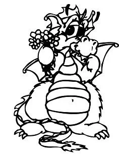 Dragon Coloring Pages 133