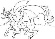 Dragones Para Colorear 136