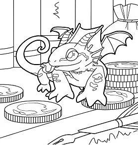 Dragon Coloring Pages 160