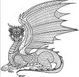 Dragon Coloring Pages 193