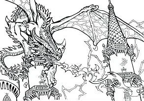 Dragon Coloring Pages 41