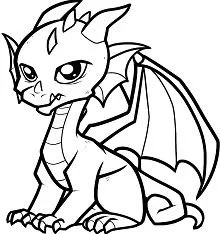 Desenhos de Dragon Para Colorir 66