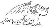 Desenhos de Dragon Para Colorir 81