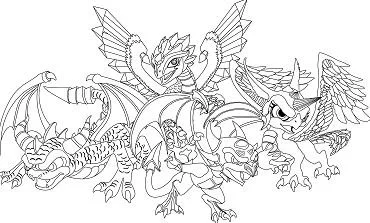 Desenhos de Dragon Para Colorir 82