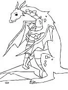 Dragon Coloring Pages 87