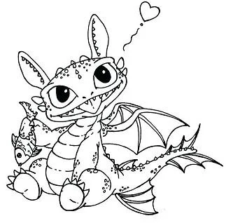 Dragon Coloring Pages 96