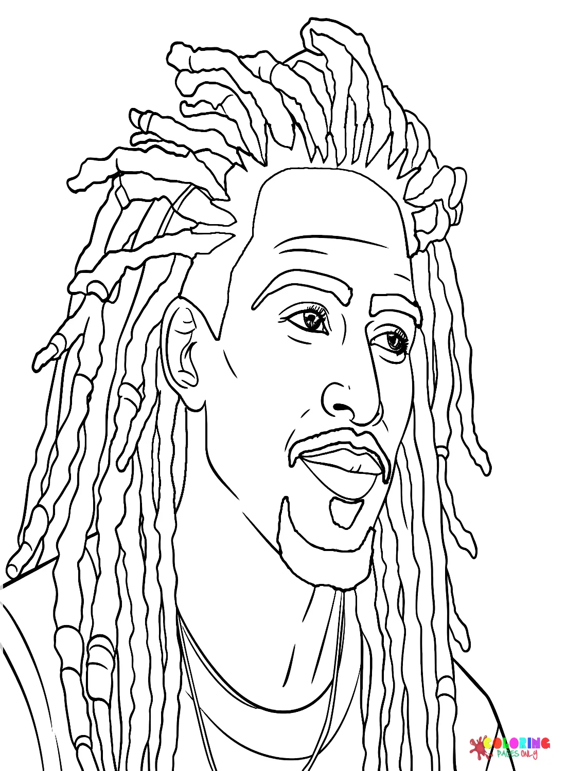 Dreadlocks Coloring Pages 10