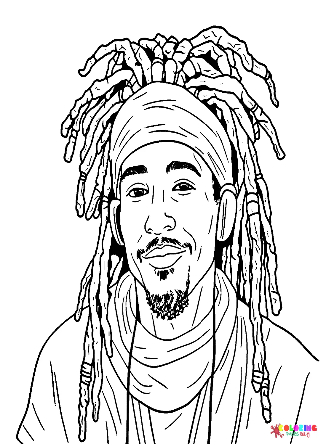 Dreadlocks Coloring Pages 11