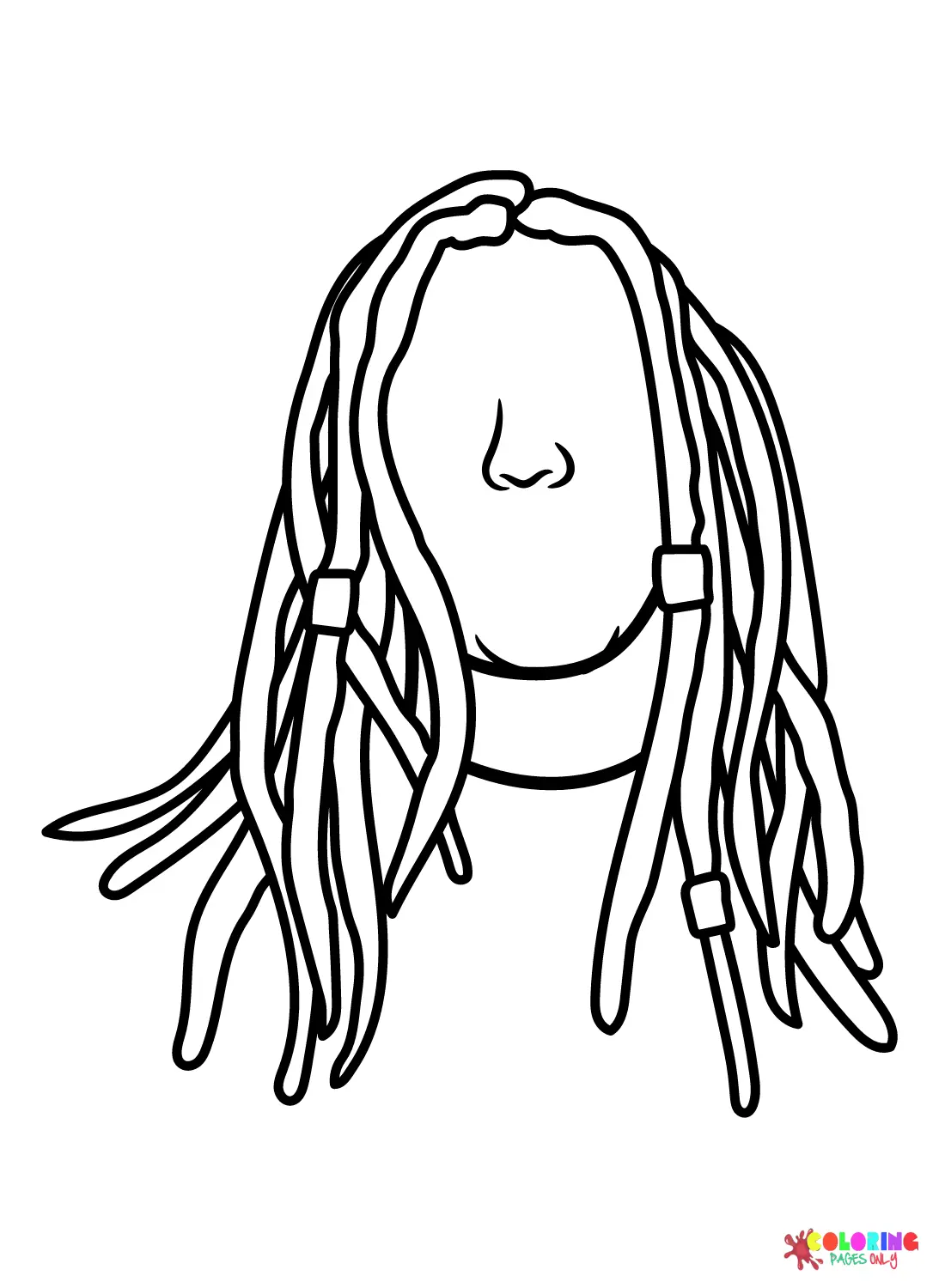 Dreadlocks Coloring Pages 19