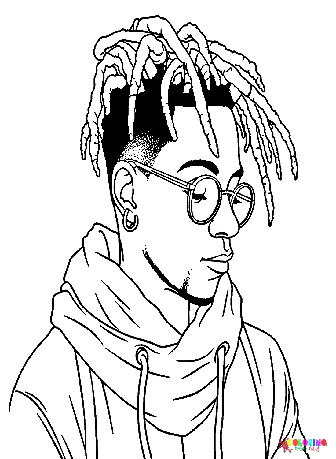 Dreadlocks Coloring Pages 2