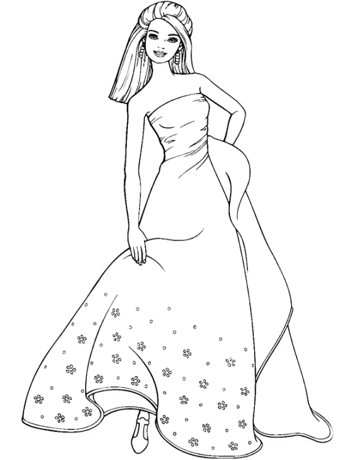 Desenhos de Dress Para Colorir 30