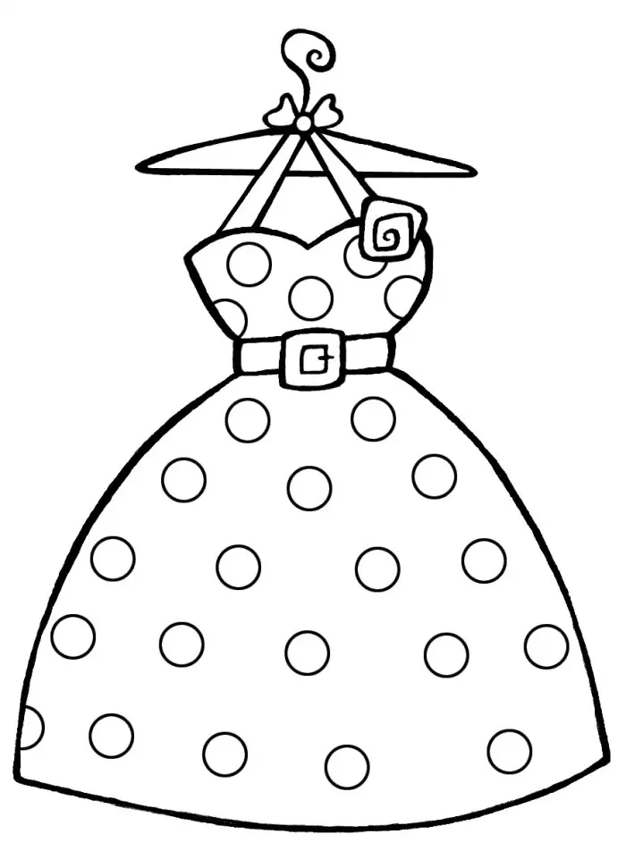 Desenhos de Dress Para Colorir 50