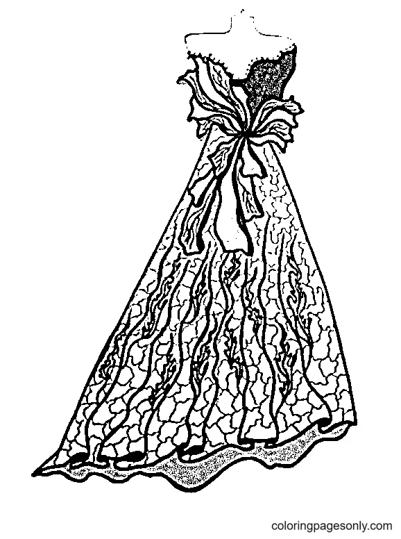 Dress Coloring Pages 57