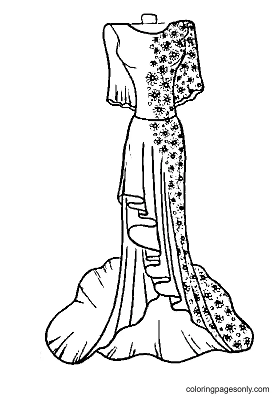 Dress Coloring Pages 62