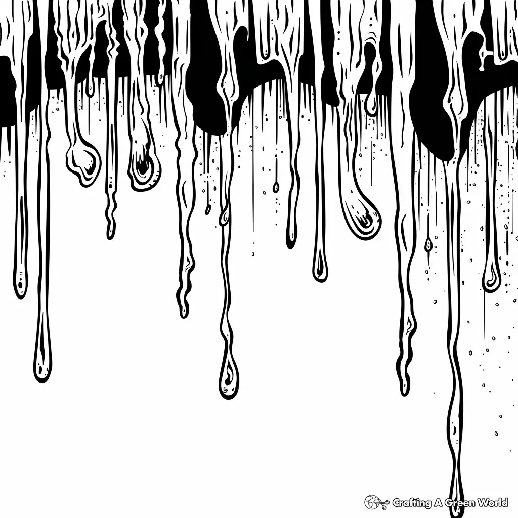 Drip Para Colorir 26