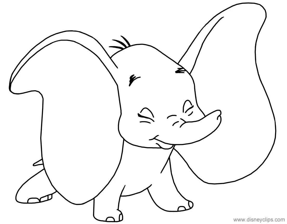 Dumbo Coloring Pages 18