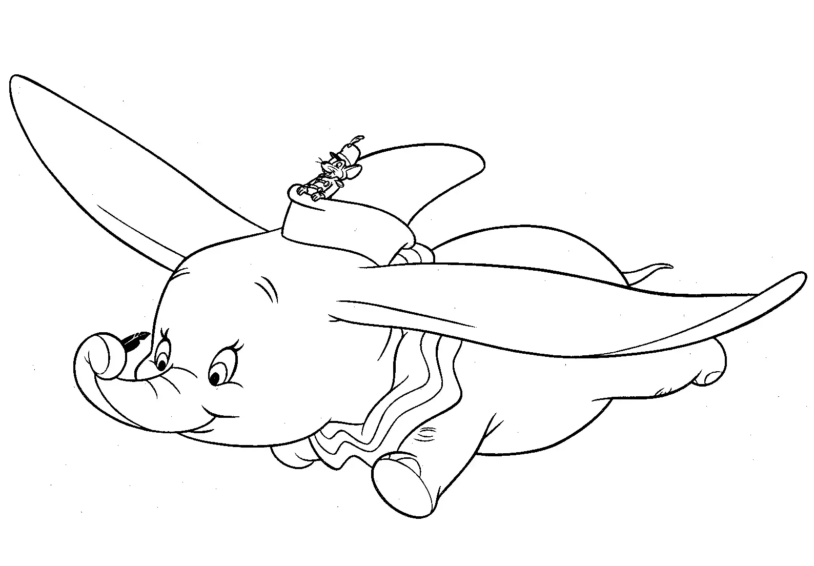 Dumbo Coloring Pages 25