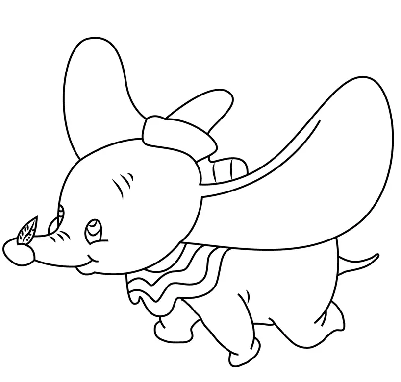 Dumbo Coloring Pages 36