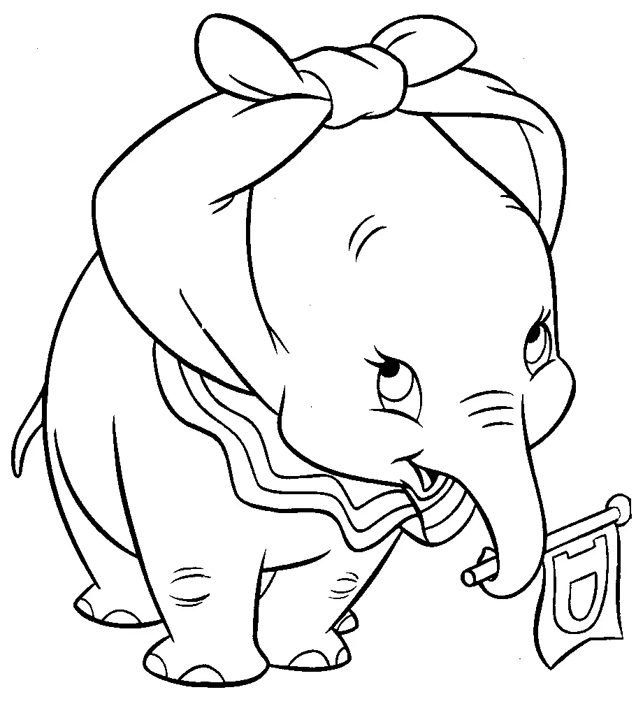 Dumbo Coloring Pages 39