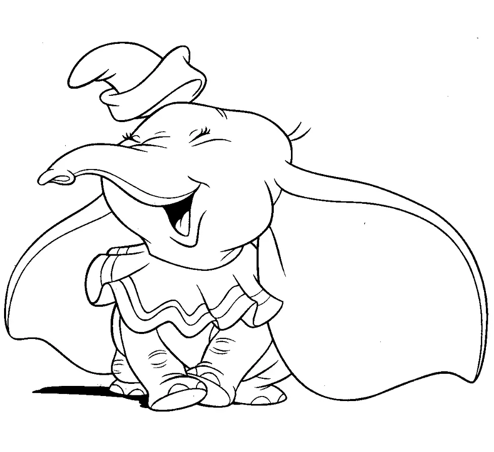 Dumbo Coloring Pages 50