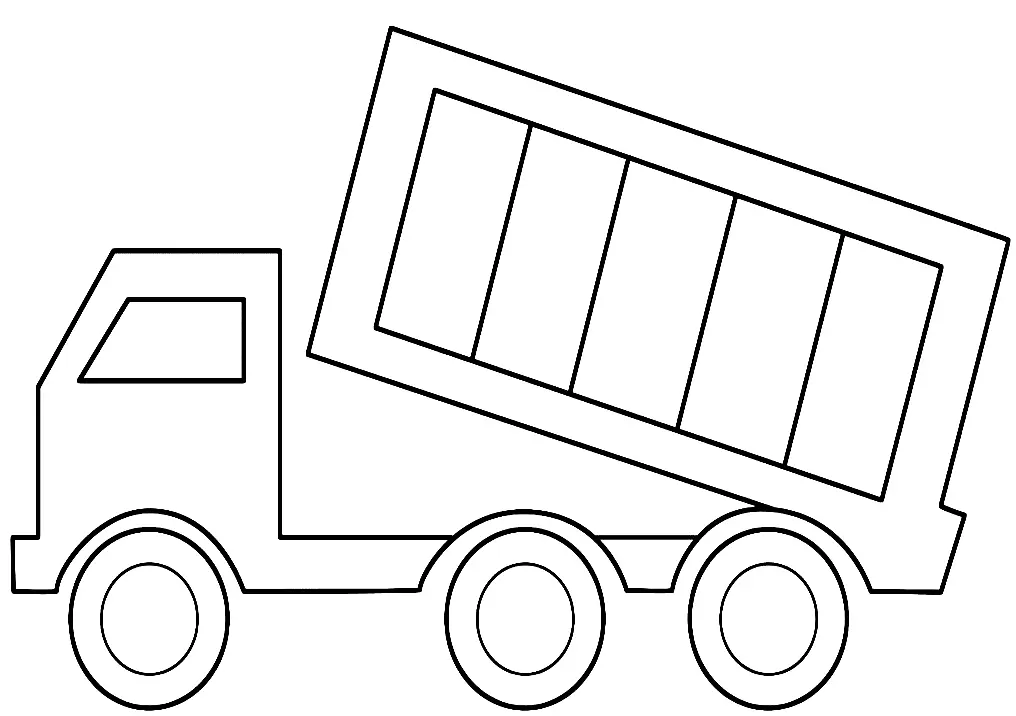 Dump Truck Coloring Pages 21