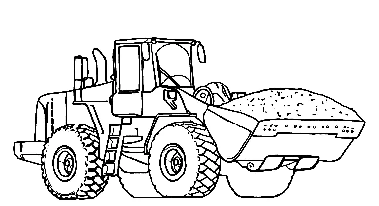 Dump Truck Coloring Pages 8