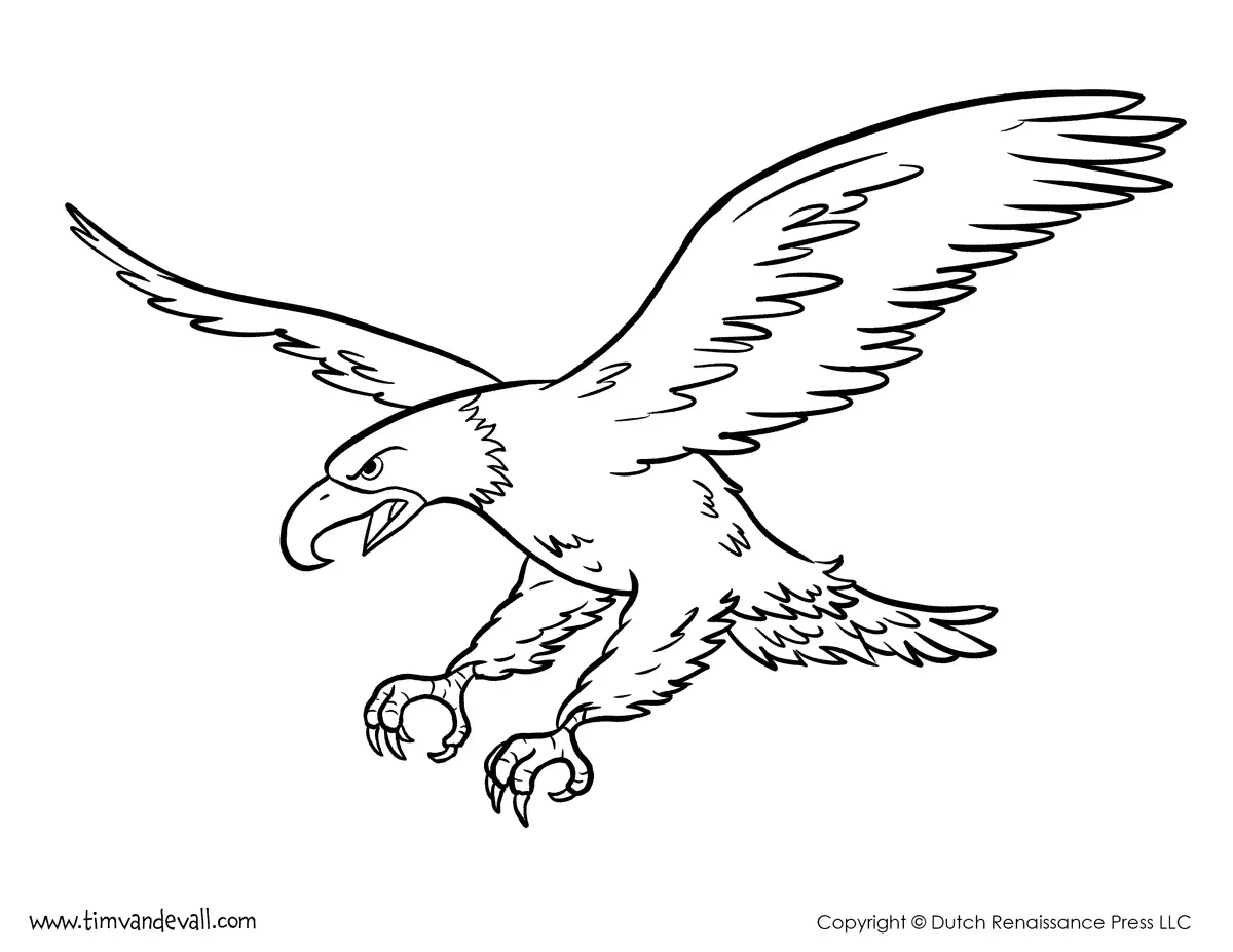 Eagle Coloring Pages 15