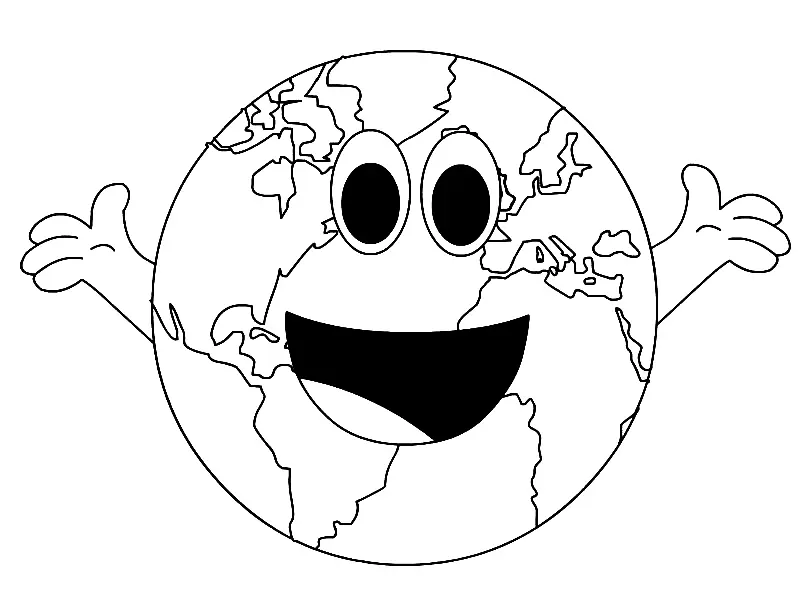 Earth Coloring Pages 11