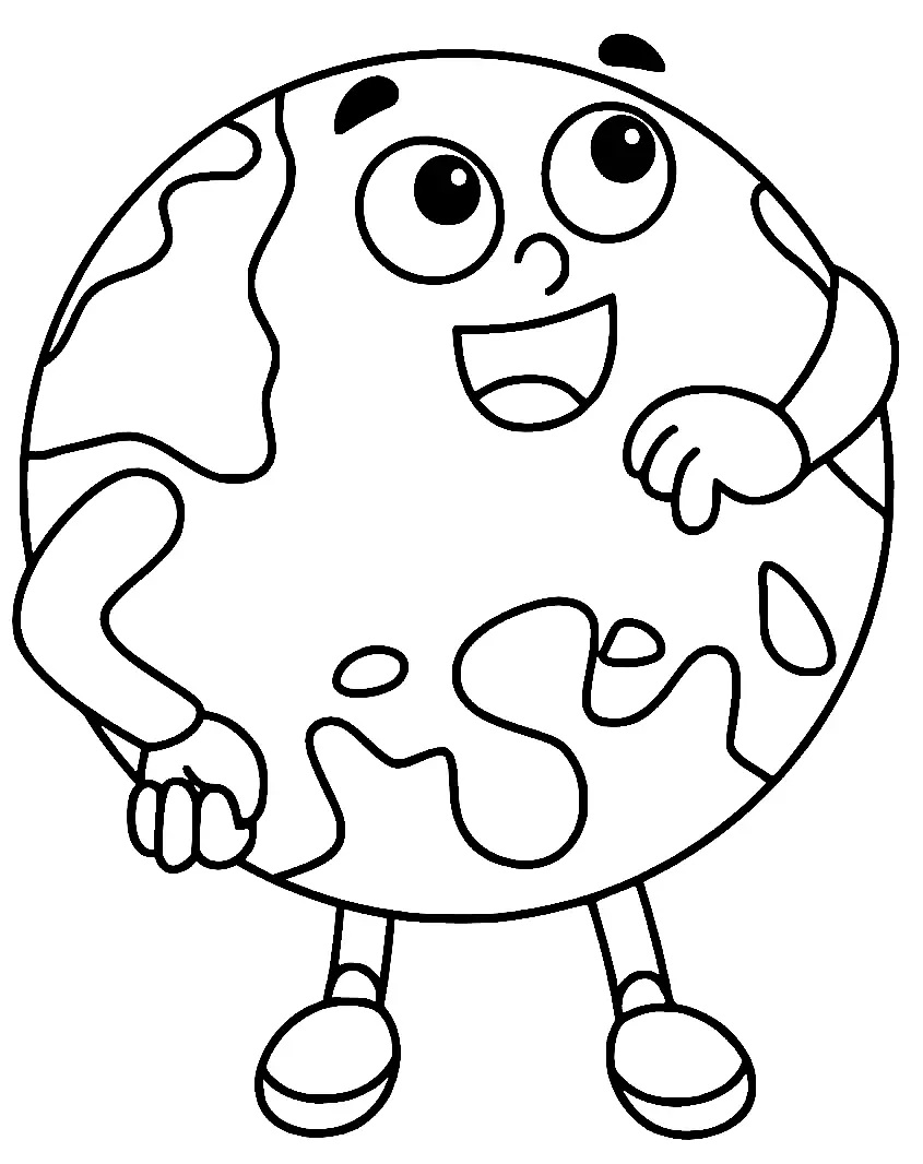 Earth Coloring Pages 14