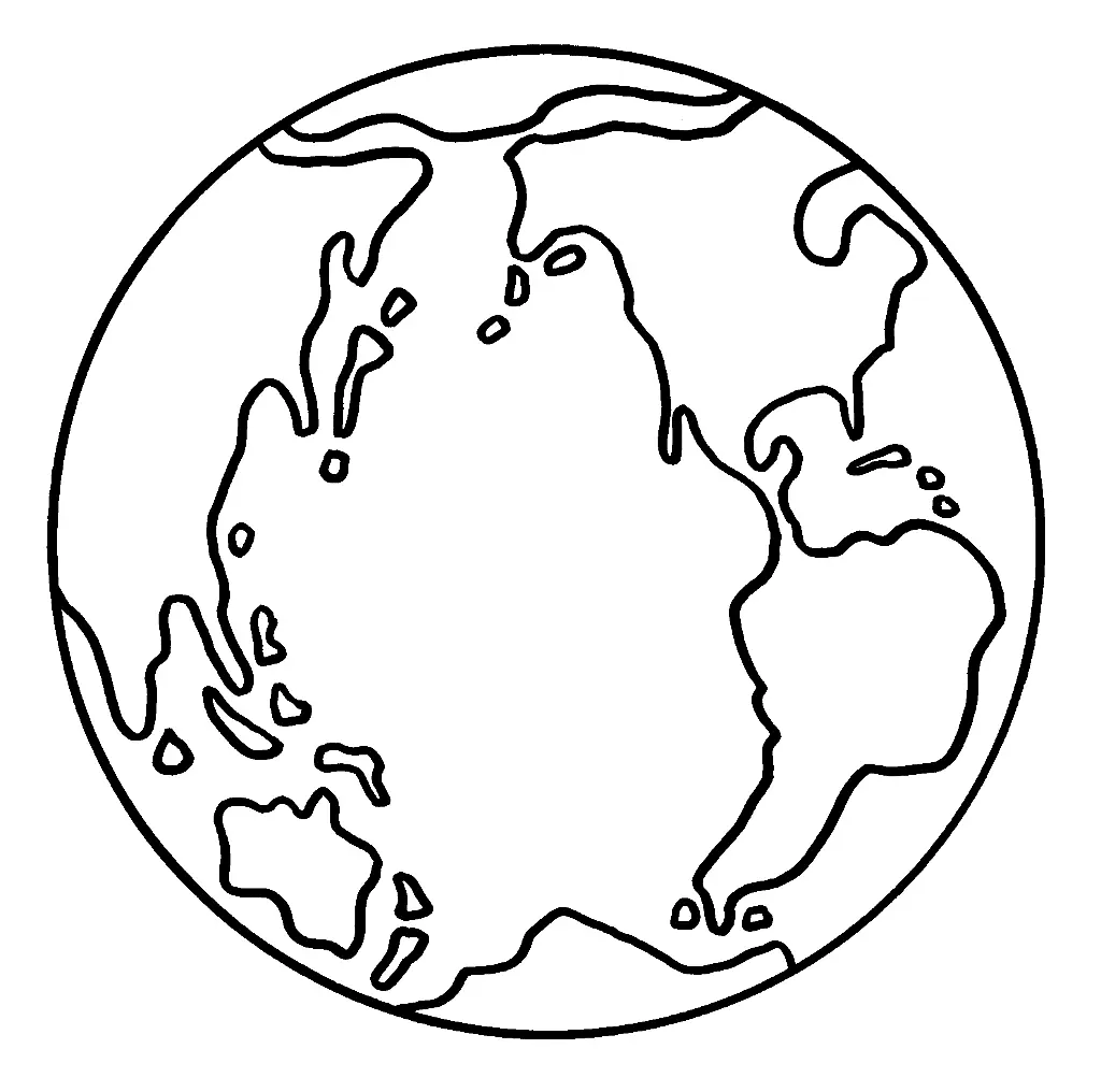 Earth Coloring Pages 20