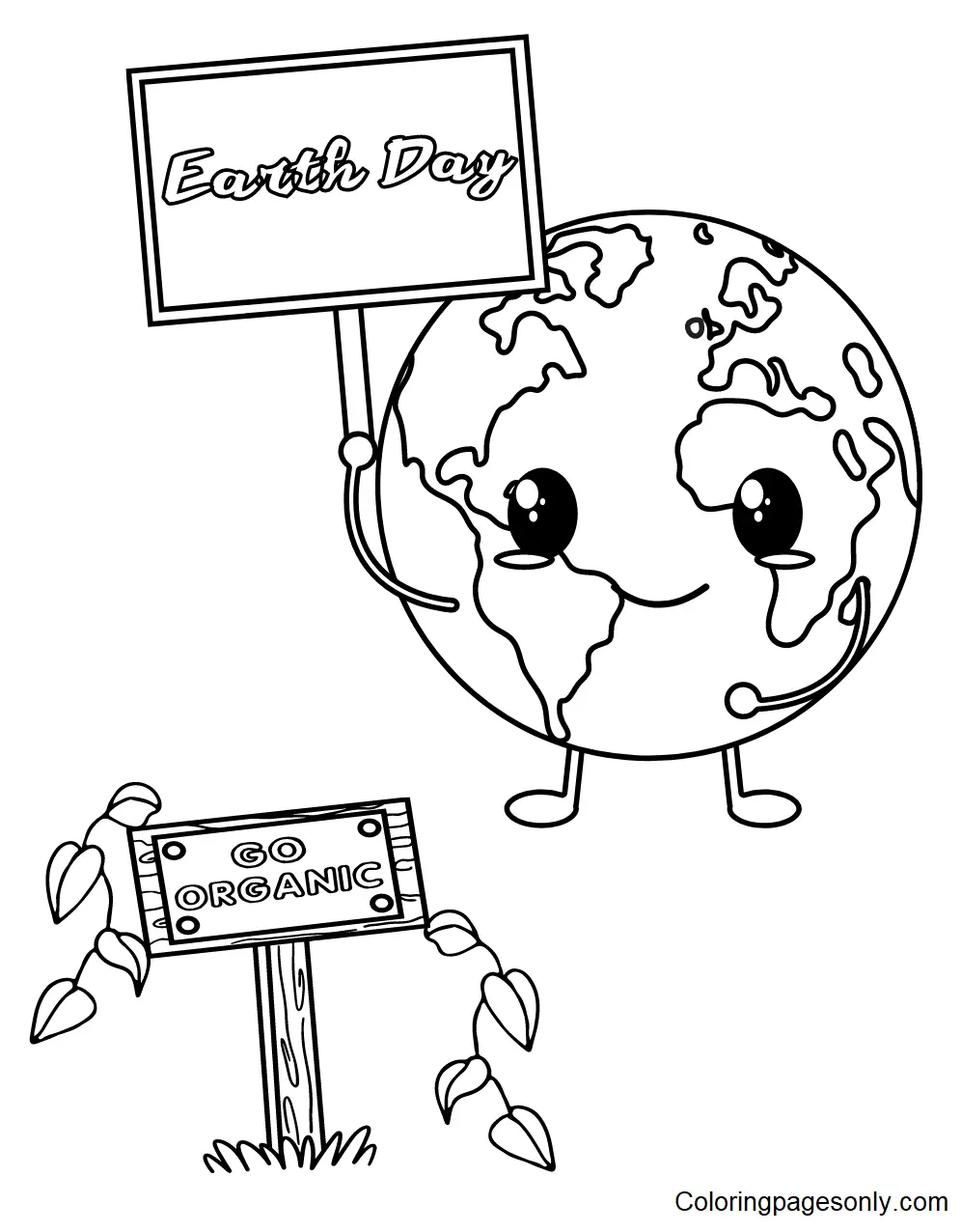 Earth Day Coloring Pages