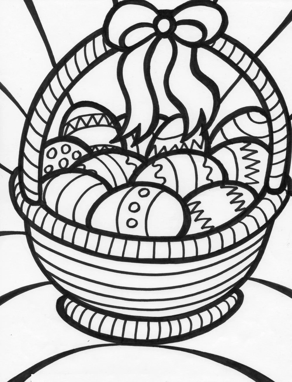 Easter Coloring Pages 107