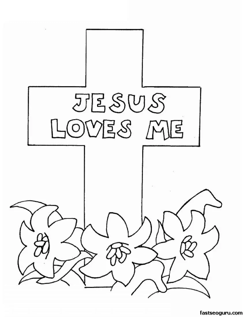 Easter Coloring Pages 114