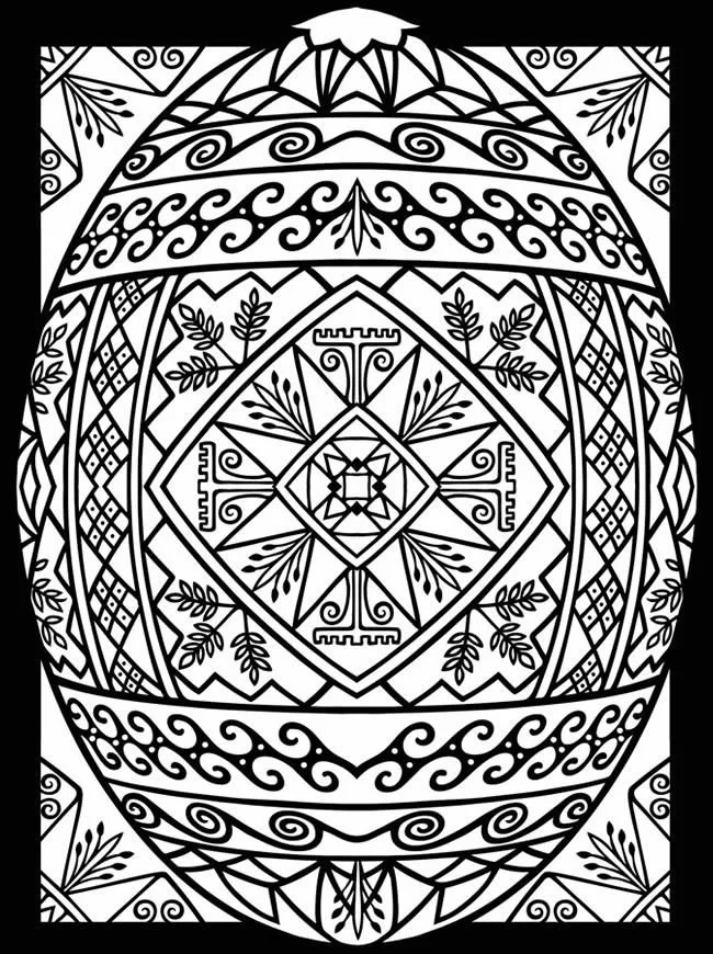 Easter Coloring Pages 120