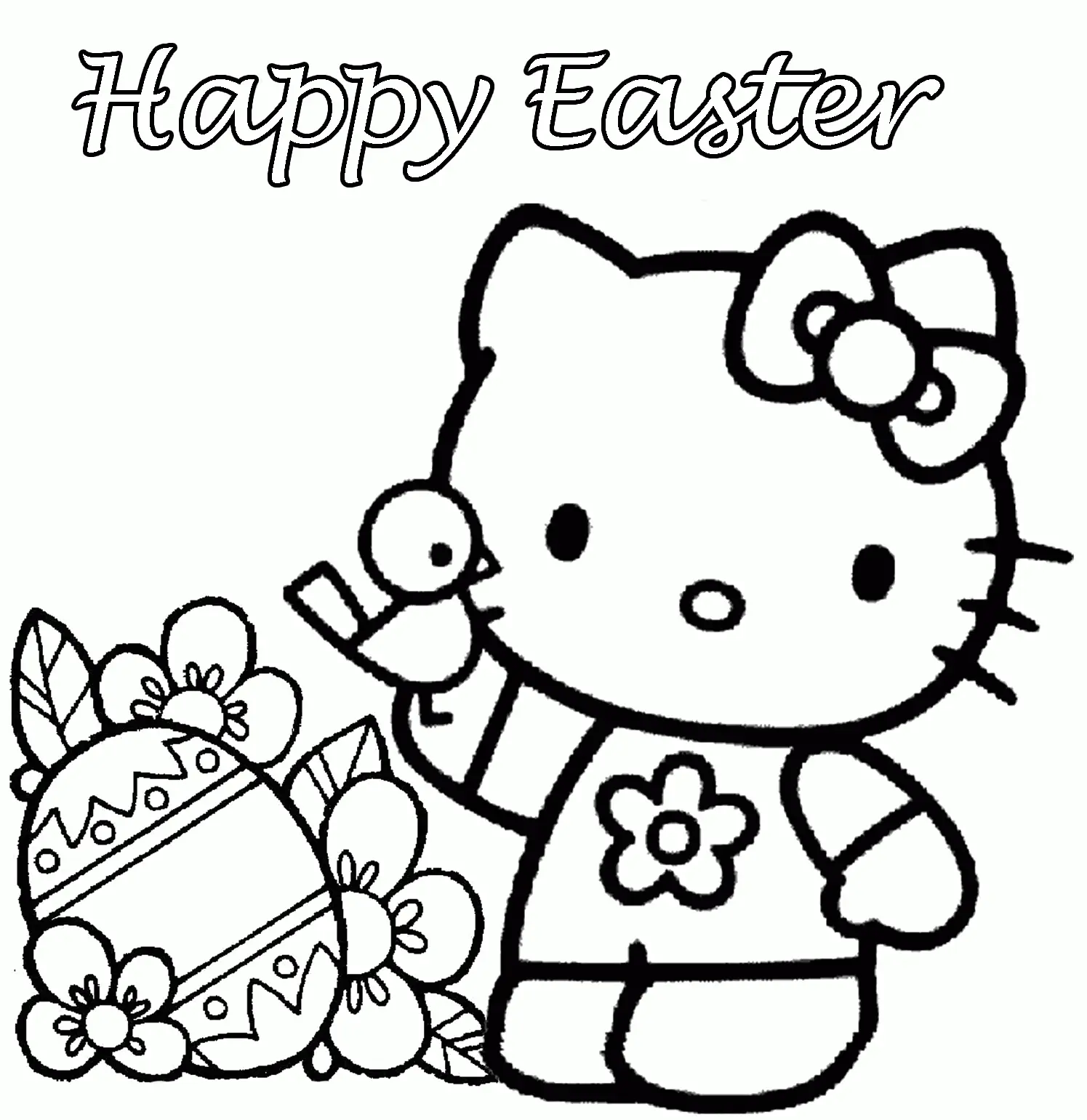 Easter Coloring Pages 125