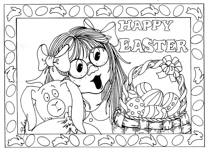 Easter Coloring Pages 126